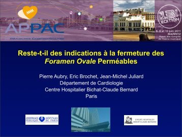 Reste-t-il des indications à la fermeture des FOP - APPAC