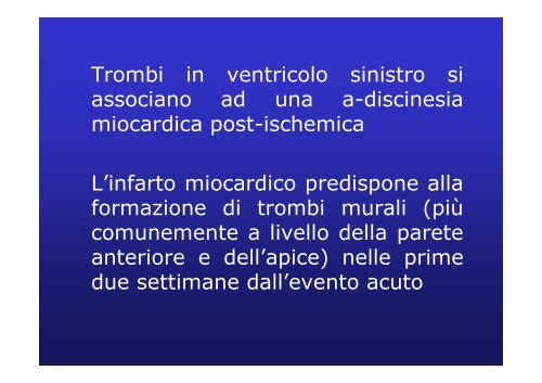 Il rischio cardioembolico - Dipartimento di Informatica e ...