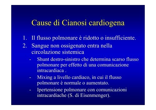 Cardiopatie Congenite Cianogene - Uticlab.It