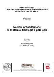 Nozioni propedeutiche di anatomia, fisiologia e ... - Fondazione Lu.VI
