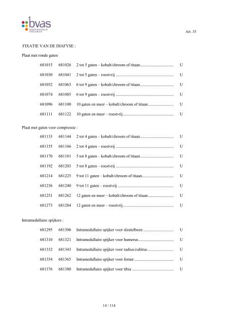 HOOFDSTUK IX : IMPLANTATEN