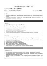 Chimica e lab. - ITIS - Janello Torriani