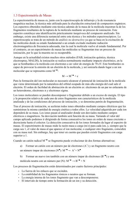 1.1 Espectroscopía de Infrarrojo - OCW