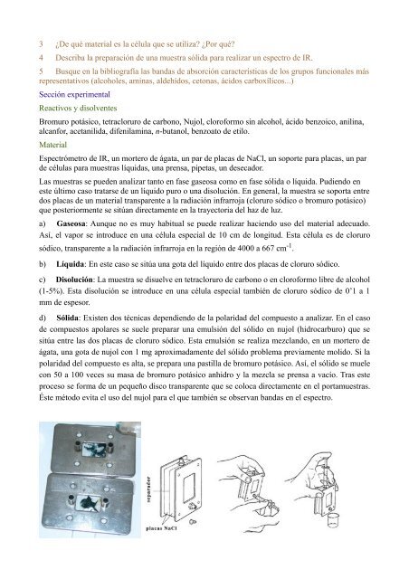 1.1 Espectroscopía de Infrarrojo - OCW