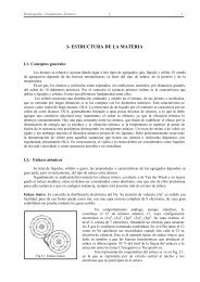 I- ESTRUCTURA DE LA MATERIA - Utn