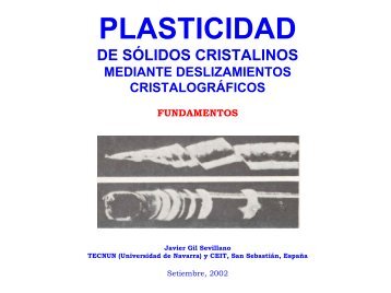 CAPÍTULO 4.1. Plasticidad por deslizamiento - Tecnun