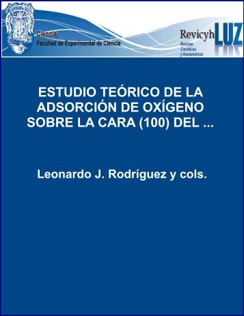 Estudio teórico de la adsorción de oxígeno sobre la cara (100) del ...