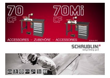 Table of contents - Schaublin Machines SA