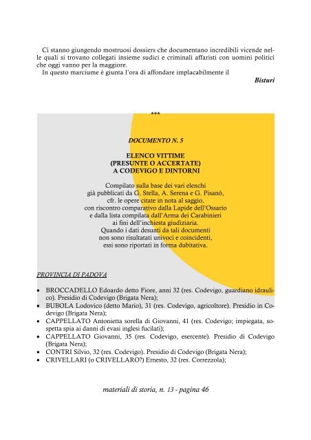 IL CONTO APERTO una premessa - Centro Studi Ettore Luccini