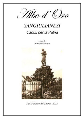 Albo d'Oro: Sangiulianesi Caduti per la Patria - Comune di San ...