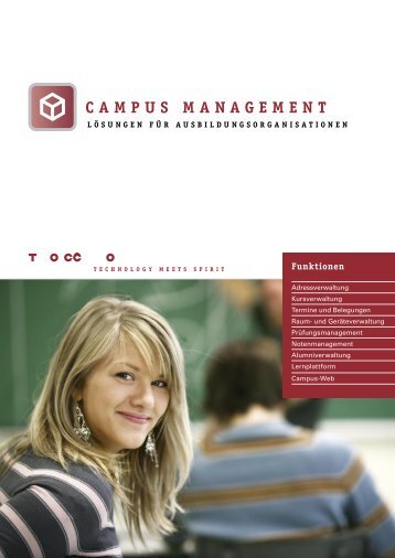 Campus Management - Tocco AG