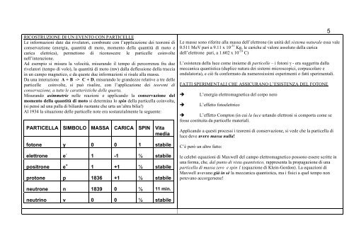 La fisica delle Particelle Elementari Prof. Marcello Giorgi - Lauree ...