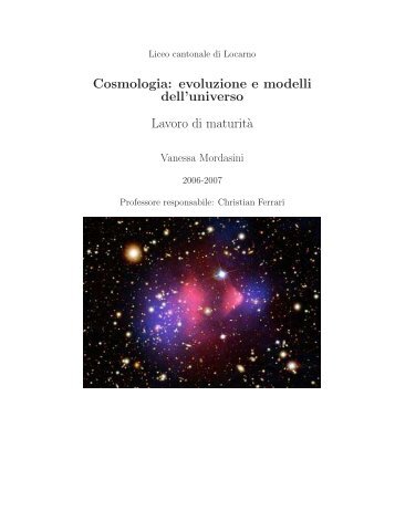 evoluzione e modelli dell'universo - Liceo cantonale di Locarno