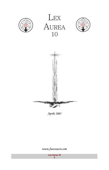LEX AUREA 10 - Fuoco Sacro