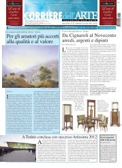 Per gli amatori più accorti alla qualità e al valore - Corriere dell'Arte