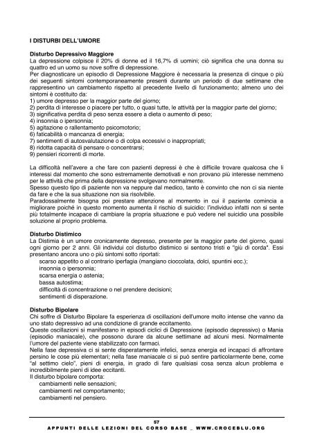 Appunti delle lezioni del Corso Base - ANPAS Provincia di Modena