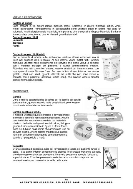 Appunti delle lezioni del Corso Base - ANPAS Provincia di Modena