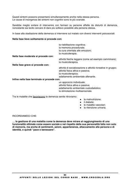 Appunti delle lezioni del Corso Base - ANPAS Provincia di Modena