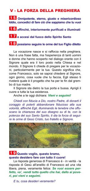 lasciato tutto lo seguirono - Movimento Giovanile Francescano di ...