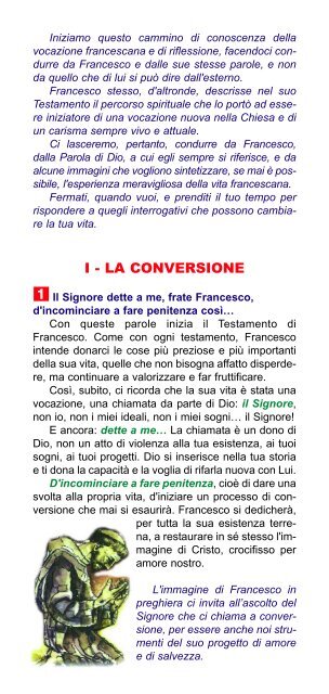 lasciato tutto lo seguirono - Movimento Giovanile Francescano di ...