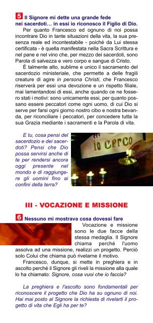 lasciato tutto lo seguirono - Movimento Giovanile Francescano di ...