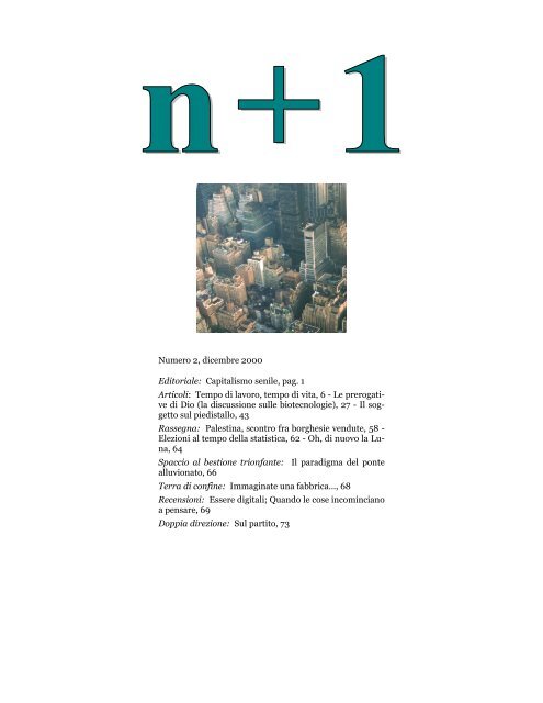 Download della rivista completa in formato Pdf - n+1