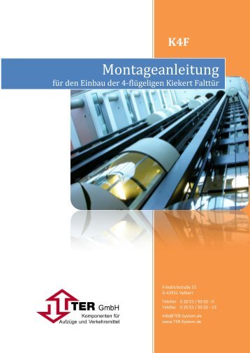 K4F Montageanleitung in Deutsch (D) - TER GmbH