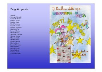 Progetto poesia - scuola elementare istituto comprensivo R. PEZZANI