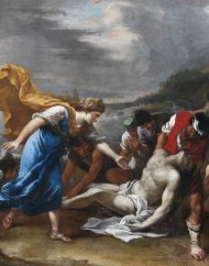 n° 15. Salvator Rosa, Ero e Leandro, olio su tela, cm ... - Palazzo Chigi