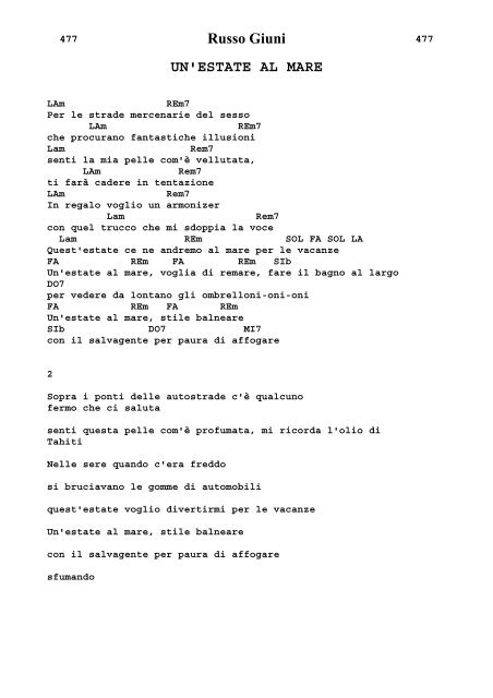 Canzoniere Anni 60 70.pdf - mamafamily.it