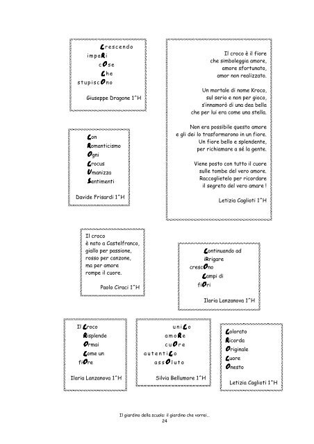 Il giardino della scuola: il giardino che vorrei… - Matematicamente.it