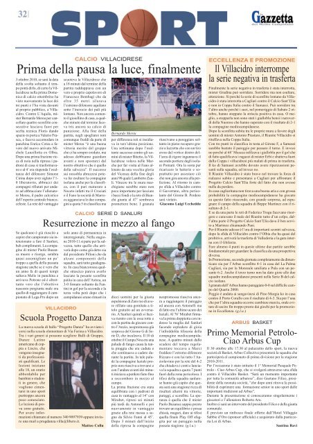 18 gazzetta blocco 31-40.pdf - La Gazzetta del Medio Campidano