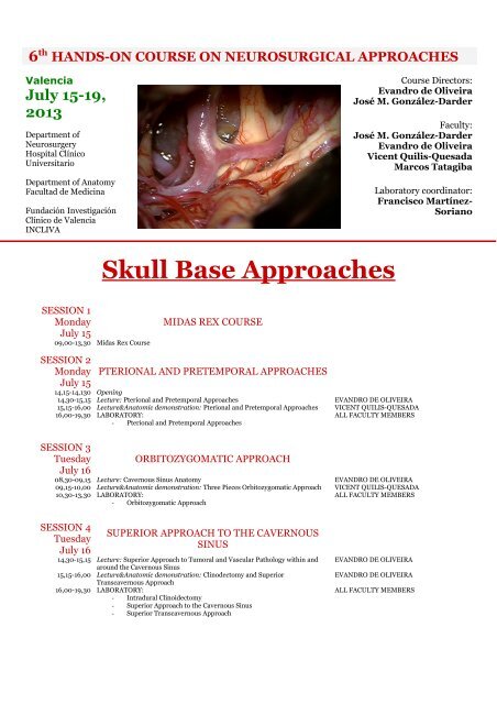 SESIÓN #1 - Instituto de Investigación Sanitaria INCLIVA