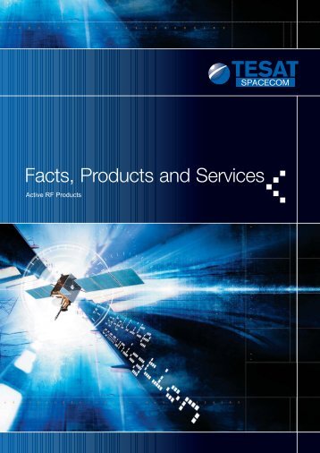 Active RF Products (960 KB) - Tesat-Spacecom GmbH & Co. KG