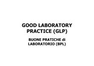 good laboratory practice (glp) - università degli studi di catania