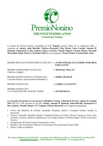il comunicato stampa ufficiale - Associazione Italiana Sommelier