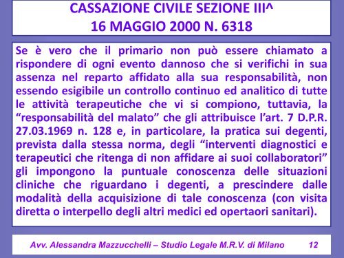 Studio Legale MRV di Milano 6 - Responsabilitasanitaria.it