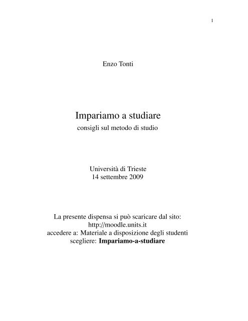 MOODLE SU ALTERVISTA SCARICA