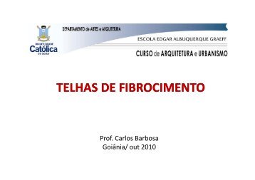 Aula - Telhas de fibrocimento