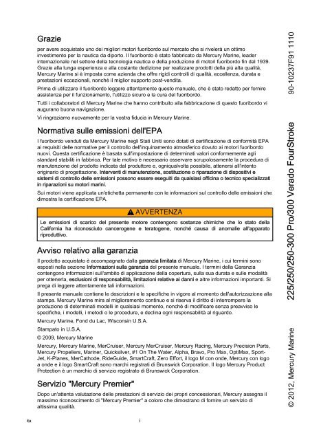 Operational Manual - Mercury