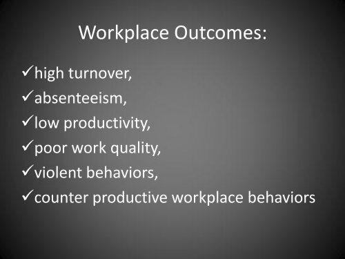Incivility in the Workplace - Shelley Parker, Dr. Marvin Claybourn