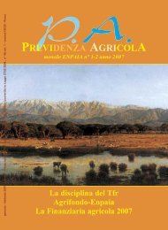 PREVIDENZA AGRICOLA - Fondazione ENPAIA