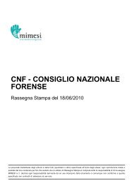 cnf - consiglio nazionale forense - Ordine Avvocati - Termini Imerese