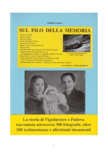 Giulio Cesaro VIGODARZERE SUL FILO DELLA MEMORIA La ...