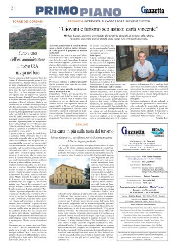 18 gazzetta blocco 2-11.pdf - La Gazzetta del Medio Campidano