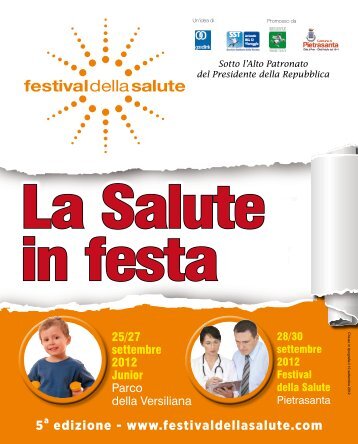Festival della Salute2012 - Comune di Pietrasanta