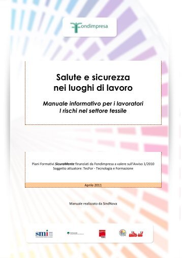 Salute e Sicurezza. Rischi specifici - Piattaforma di comunicazione ...