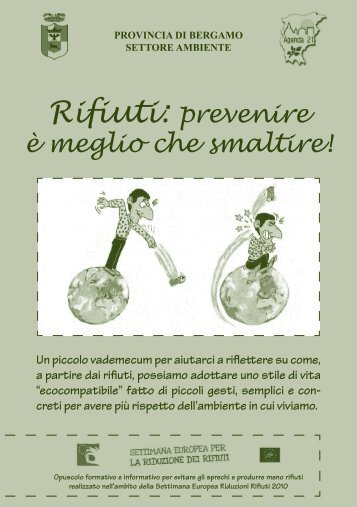 Rifiuti, prevenire è meglio che smaltire - Comune di Bonate Sotto