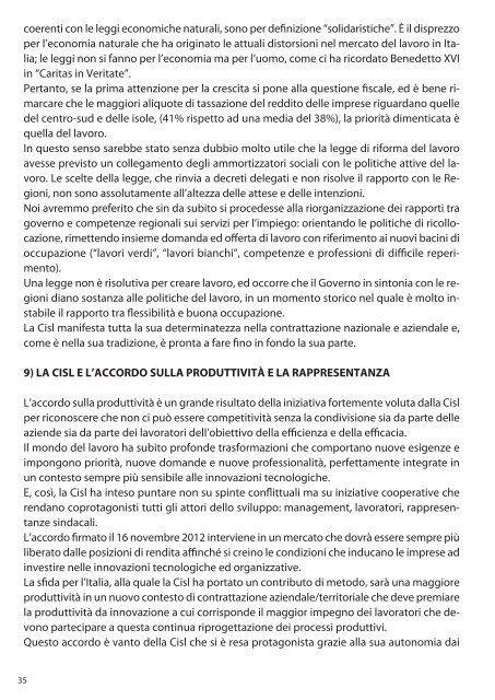 Scarica la relazione della segreteria - Cisl Palermo