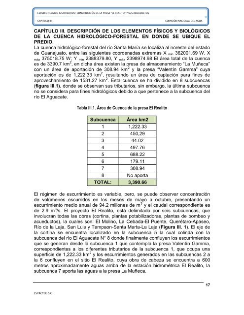 capítulo iii. descripción de los elementos físicos y ... - Realito